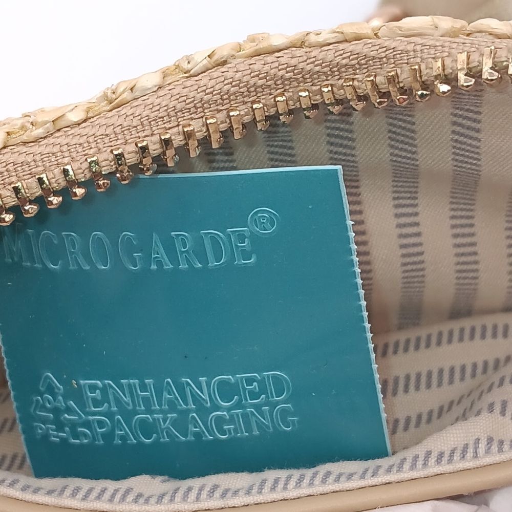 Urban Expressions Beige Woven Crossbody Bag Set - Picture 5 of 15